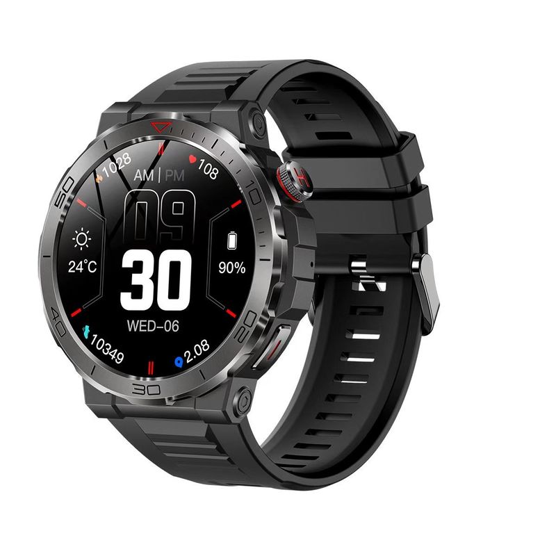 MK68 BT Call Sport Smart Watch With 1.43inch Amoled Round Outdoor Blood Oxygen