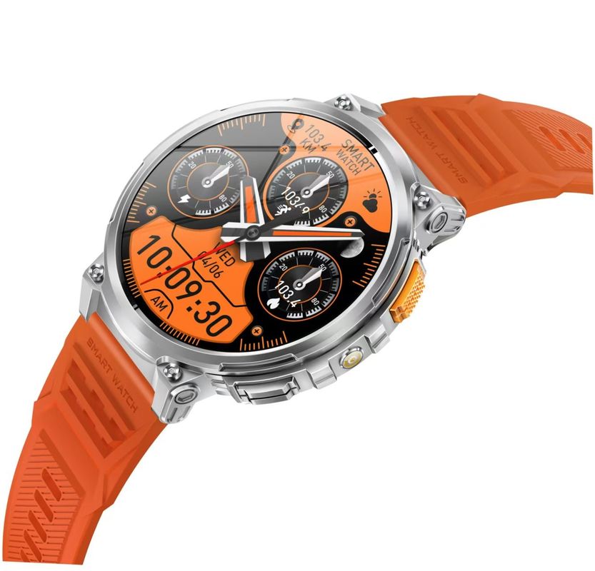 Outdoor BT Music Smart Watch IP68 Sleep Monitor SmartWatch K66 730mah Battery