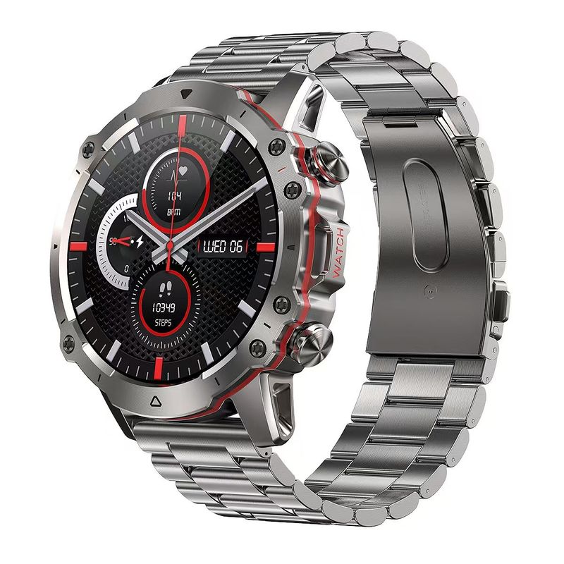 AK56 Bluetooth Sport Smart Watch 1.43 Inch Round Screen Sport Heart Rate Waterproof Smartwatch