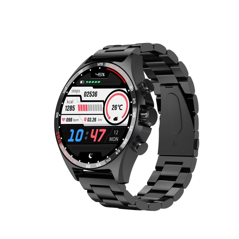HD Round Screen SK27 Smart Watch 1.58 Inch Men Fitness Tracker Watch Waterproof IP68