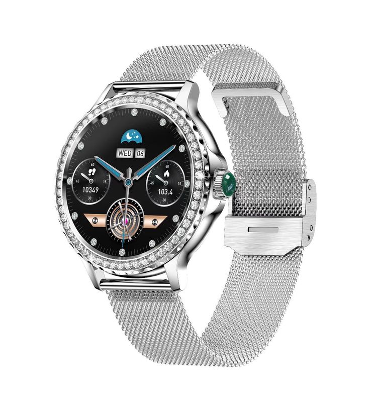 IP68 Waterproof Ladies Fitness Tracker Watch NX19 Smartwatch With 1.3 Inch Display