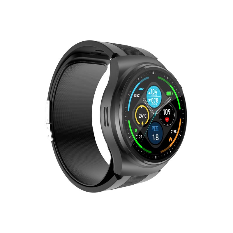 IPS Screen Air Pump Blood Pressure Heart Rate Monitor Smart Watch S28 1.39 inch