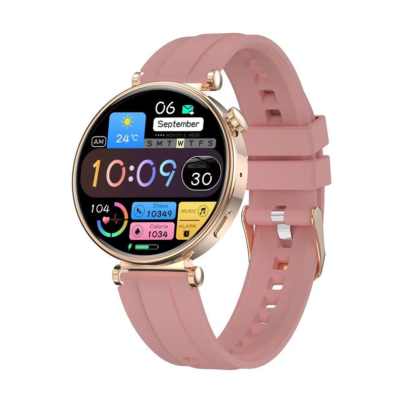 HK41 Women's Sport Smart watch 1.32inch AMOLED BT Connectivity Fitness Bracelet