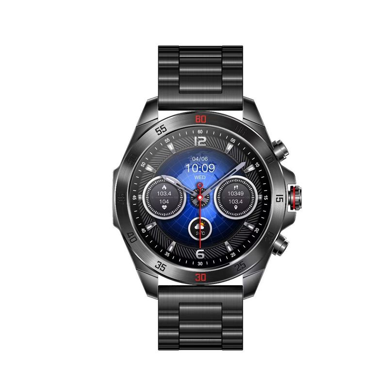NX1 PRO 1.43inch AMOLED Smart Watch For Men Zinc Alloy Case Stainless Steel BT Call