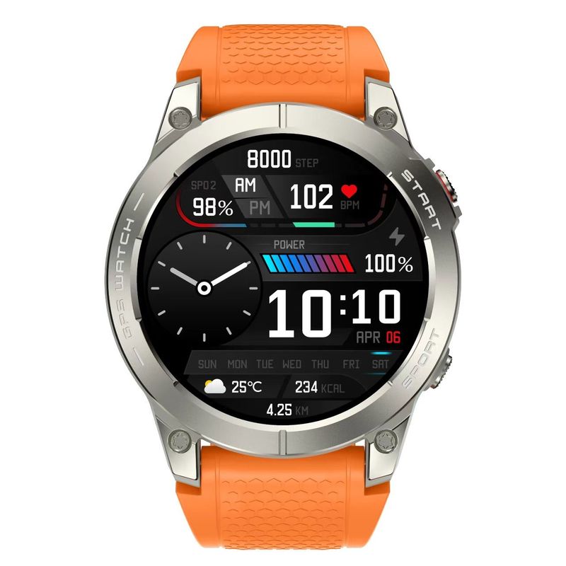 Amoled Display Smartwatch Outdoor S53 Smartwatch With Oxygen And Heart Rate