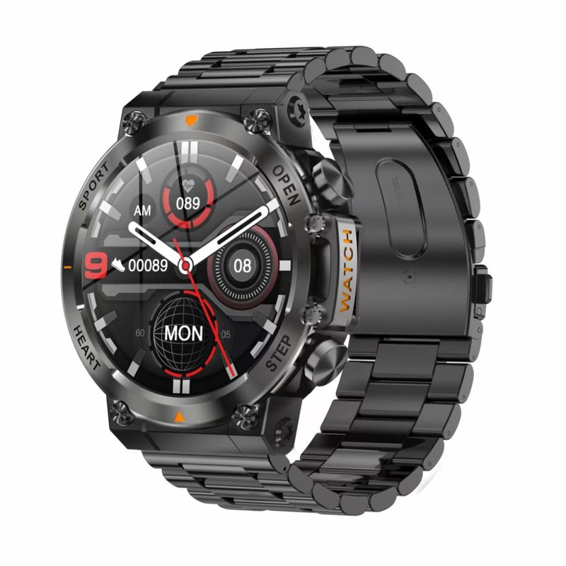 AK61 Sport Smartwatch For Men 1.39inch Screen BT Call IP68 Waterproof Fitness Tracker