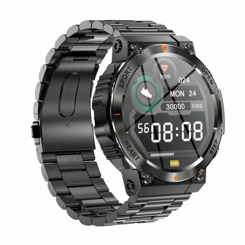 AK61 Sport Smartwatch For Men 1.39inch Screen BT Call IP68 Waterproof Fitness Tracker