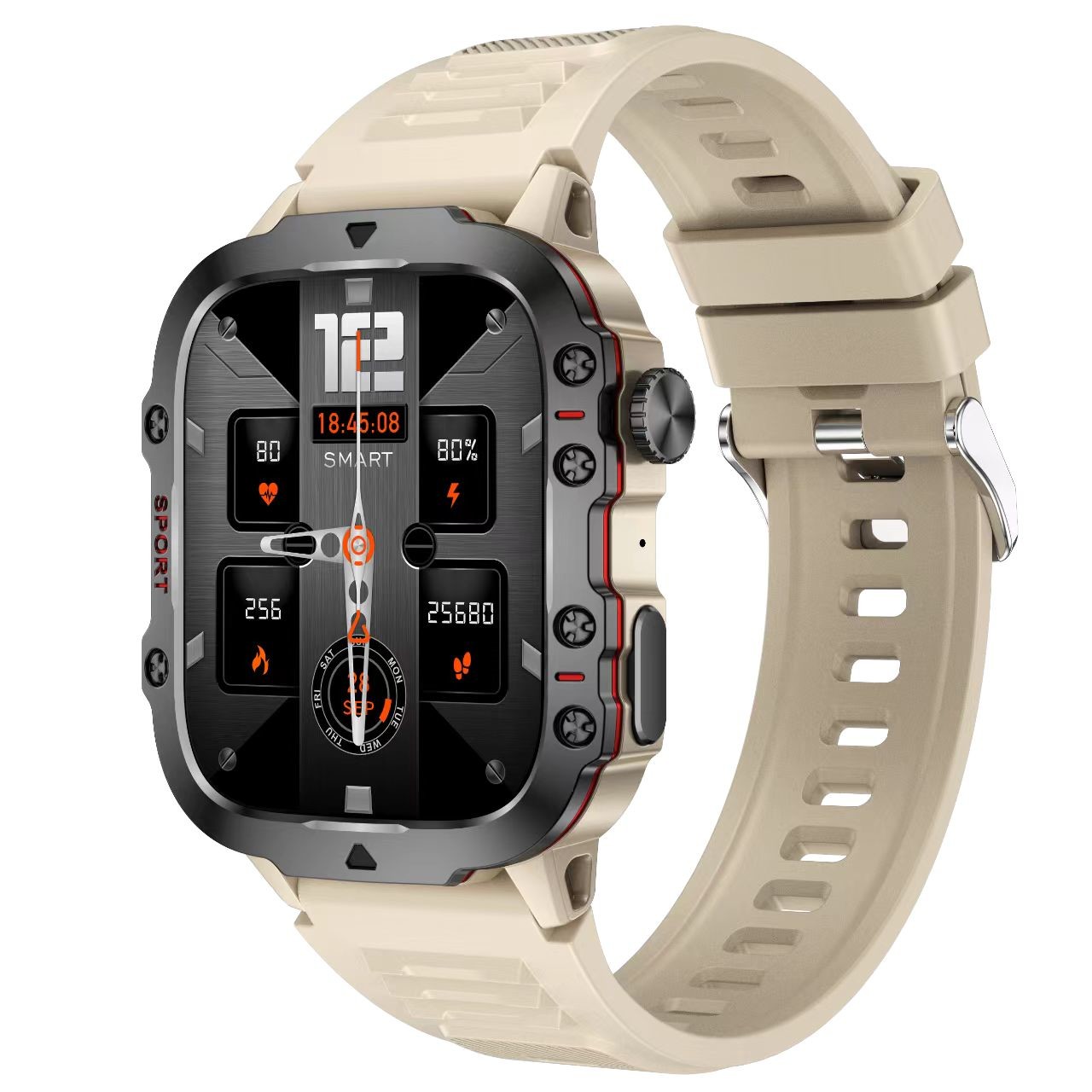 QX11 Android Sport Smart Watch Outdoor Waterproof BT Call 420mAh Blood Pressure