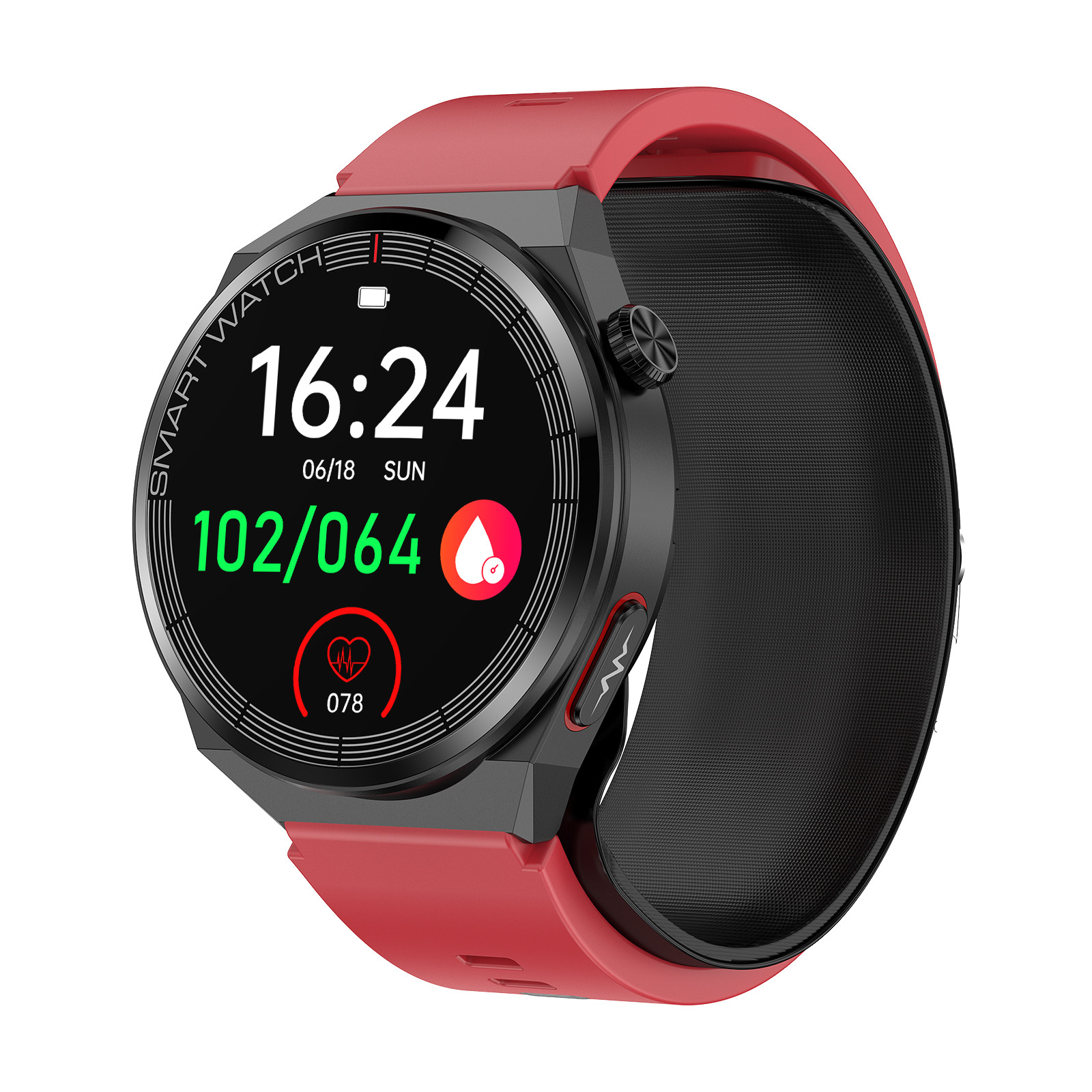 TK62 Health Smart Watch High Blood Pressure Smart Watch ECG PPG Air Pumb Bag