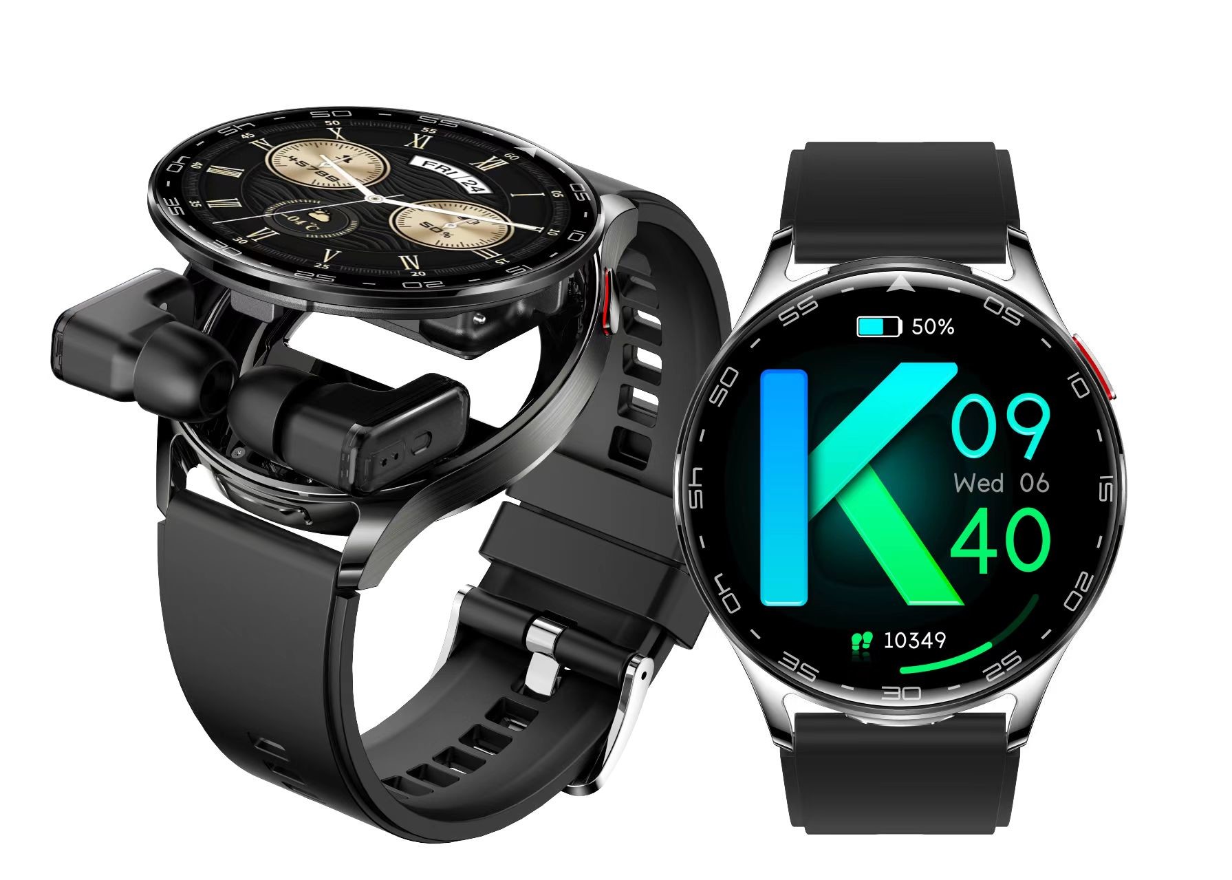 T97 Smartwatch Earbuds 2 In 1 1.39 Inch IPS Smart Watch TWS With Wireless 280mAh
