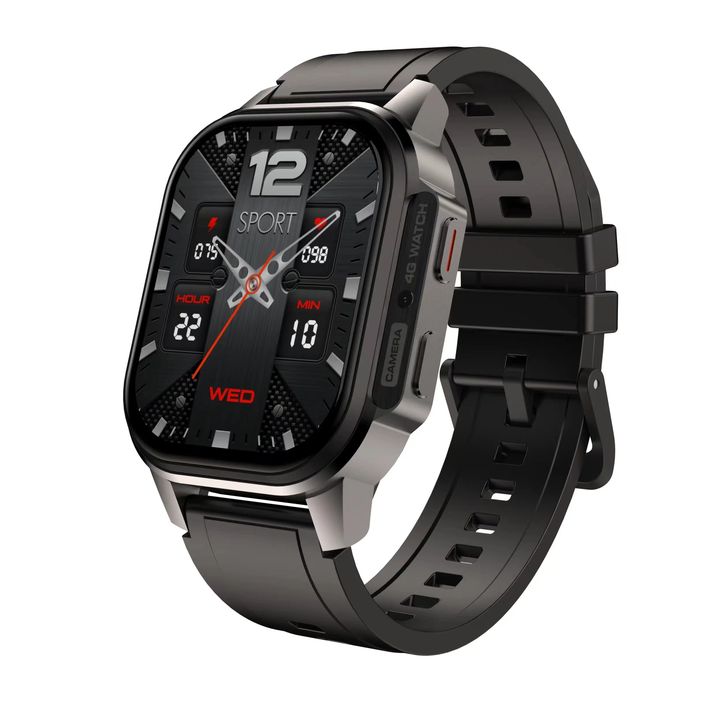 4g Sim Card Smart Watch DM62 SmartWatch 2.13Inch Amoled Display Android RAM 2GB + ROM 16GB