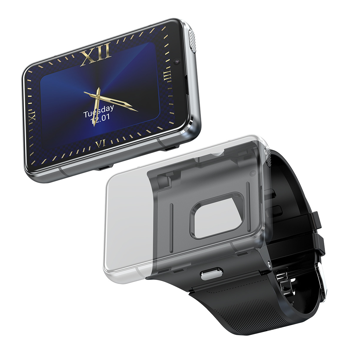 S999 4G Smart Watch 2.88 Inch Android Sim Card Smartwatch With MTK6761 Wifi Video Phone Call