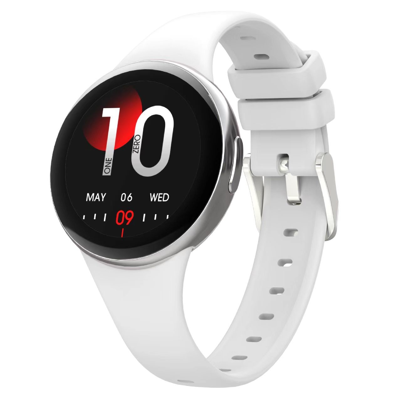 DM75 Ladies Smart Watch Ultra Thin Body 1.04 Inch Massive Exercise Modes Music Player