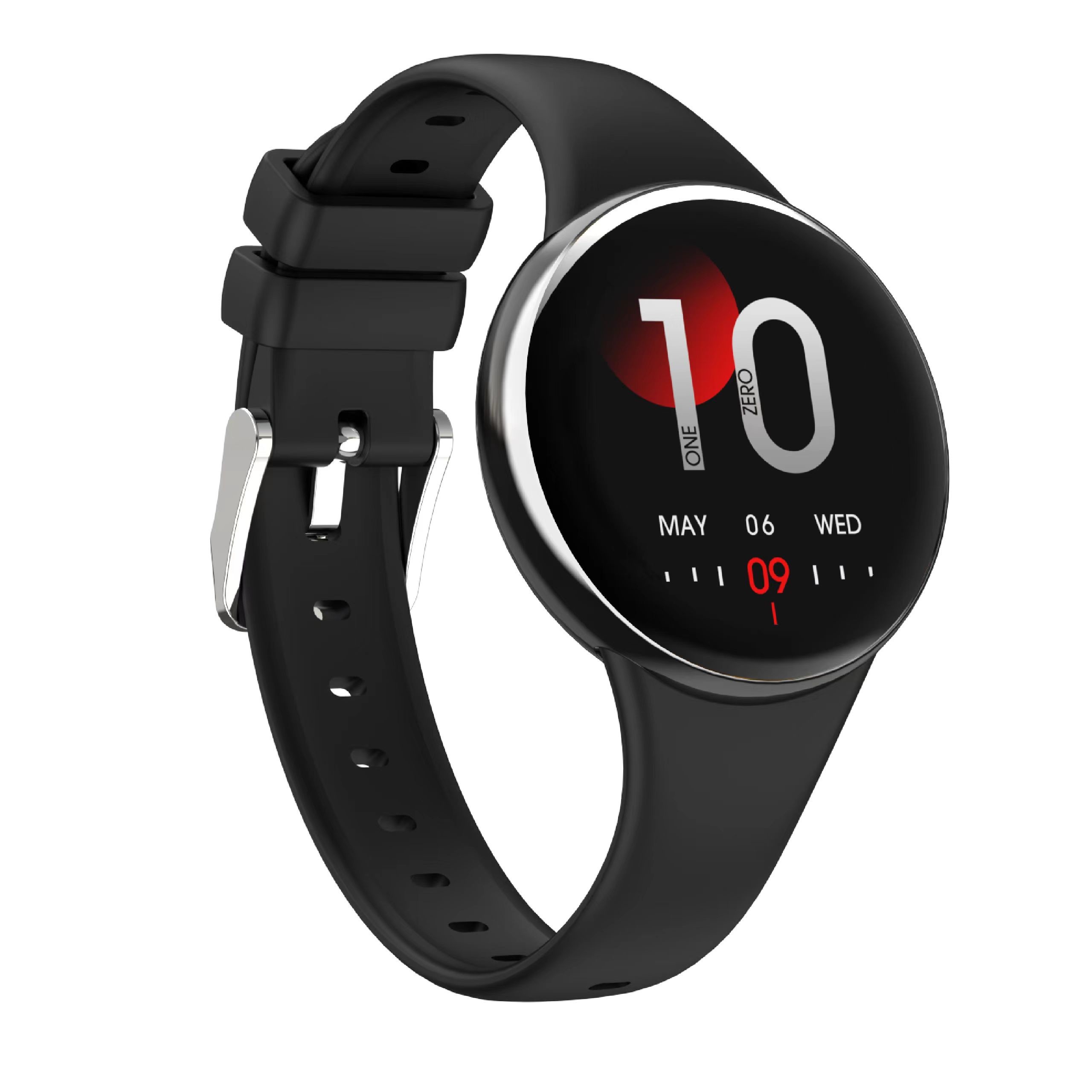 DM75 Ladies Smart Watch Ultra Thin Body 1.04 Inch Massive Exercise Modes Music Player