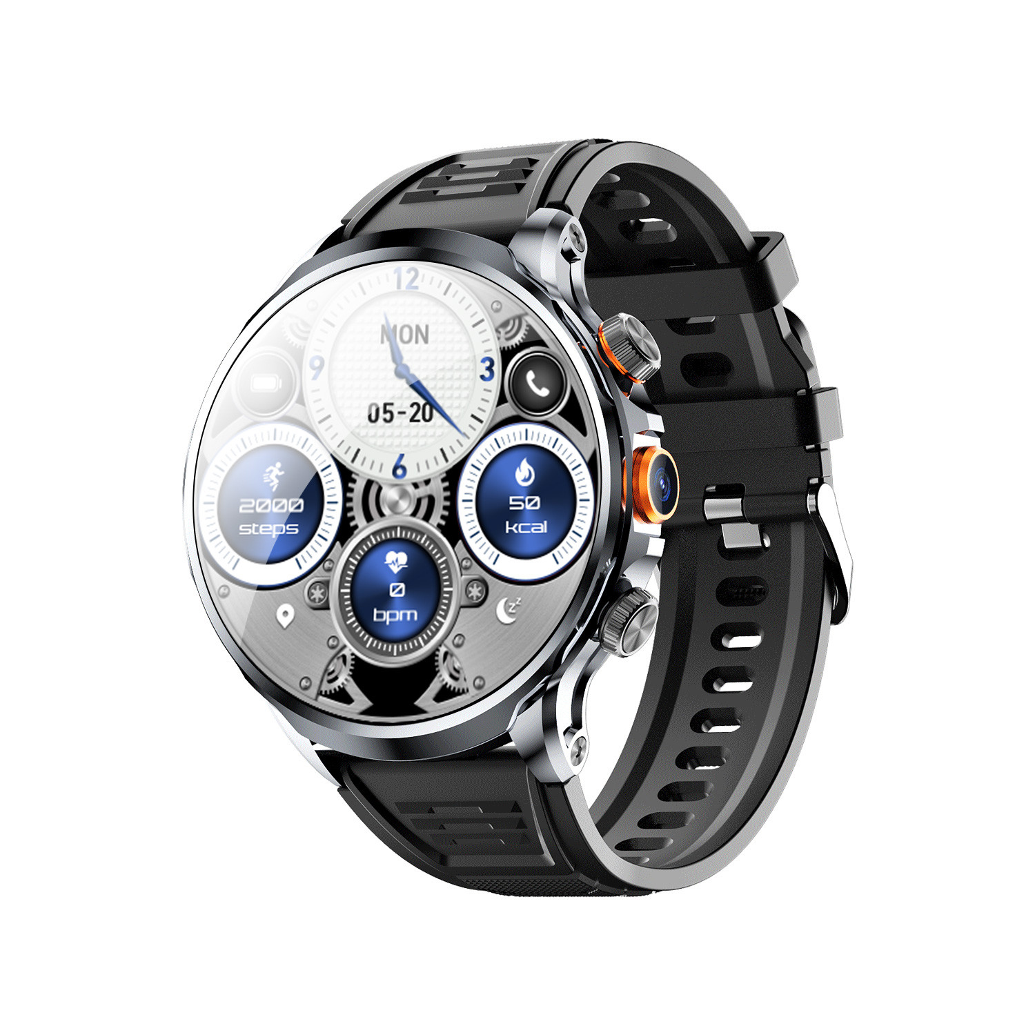 H18 Android 4G Smart Watch Camera WIFI For Men 1.85 Inch Screen 1100mAh 3GB + 32GB