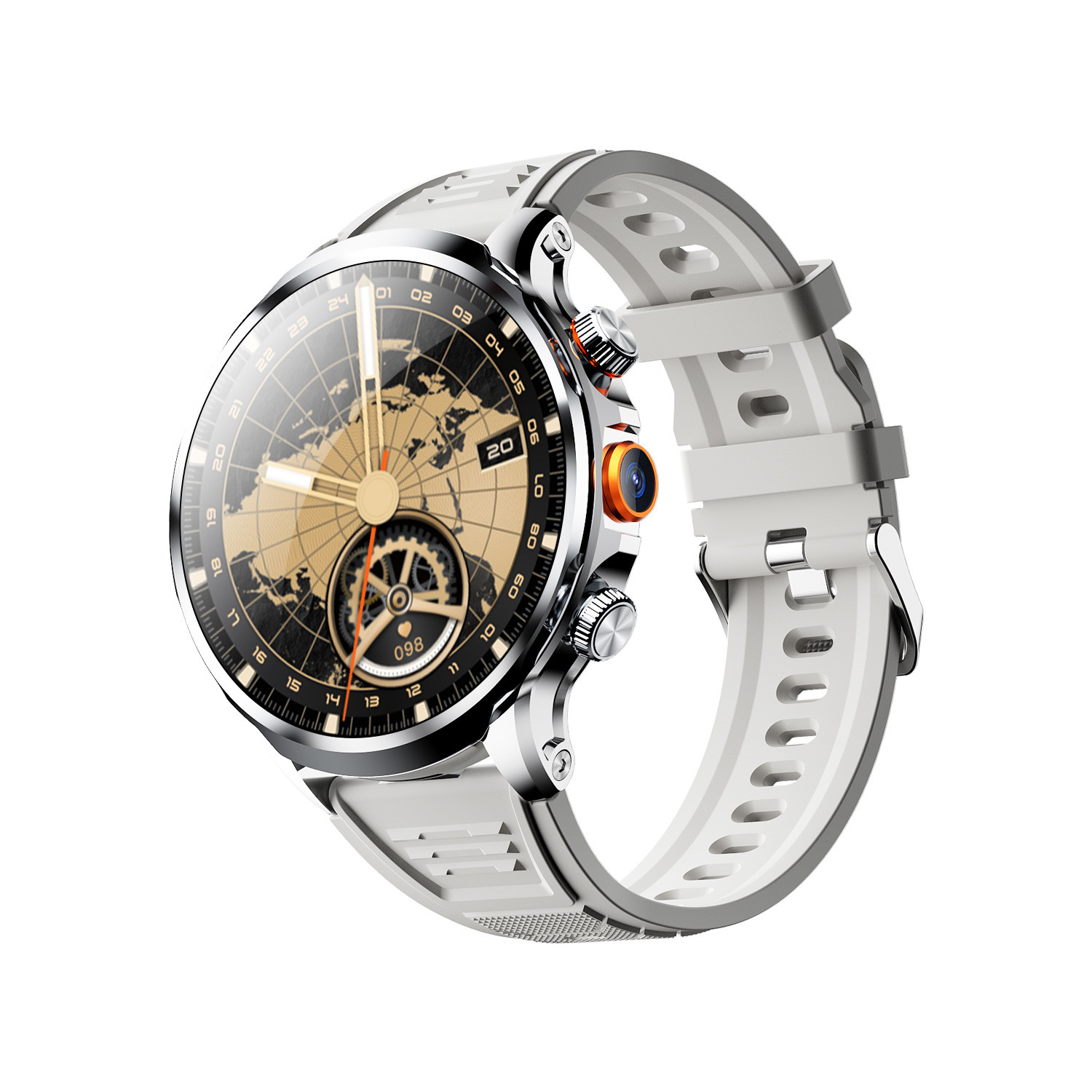 H18 Sim Card Smart Watch 1.85 Inch Screen Magnetic Charging Smart Watch With Gps And Wifi