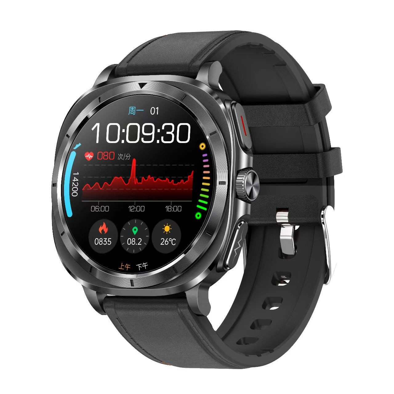 ET492 Health Smart Watch AMOLED BT Call ECG SOS Blood Oxygen Smart Watch 1.43 Inch