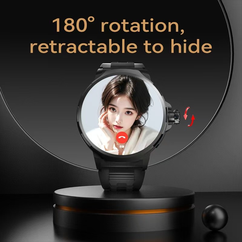GT100 5G Smart Watch Android Sim Card 1.85 Inch Screen Sport Fitness Tracker Watch Waterproof