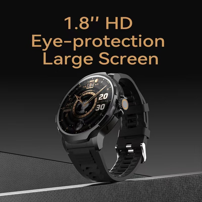 GT100 5G Smart Watch Android Sim Card 1.85 Inch Screen Sport Fitness Tracker Watch Waterproof
