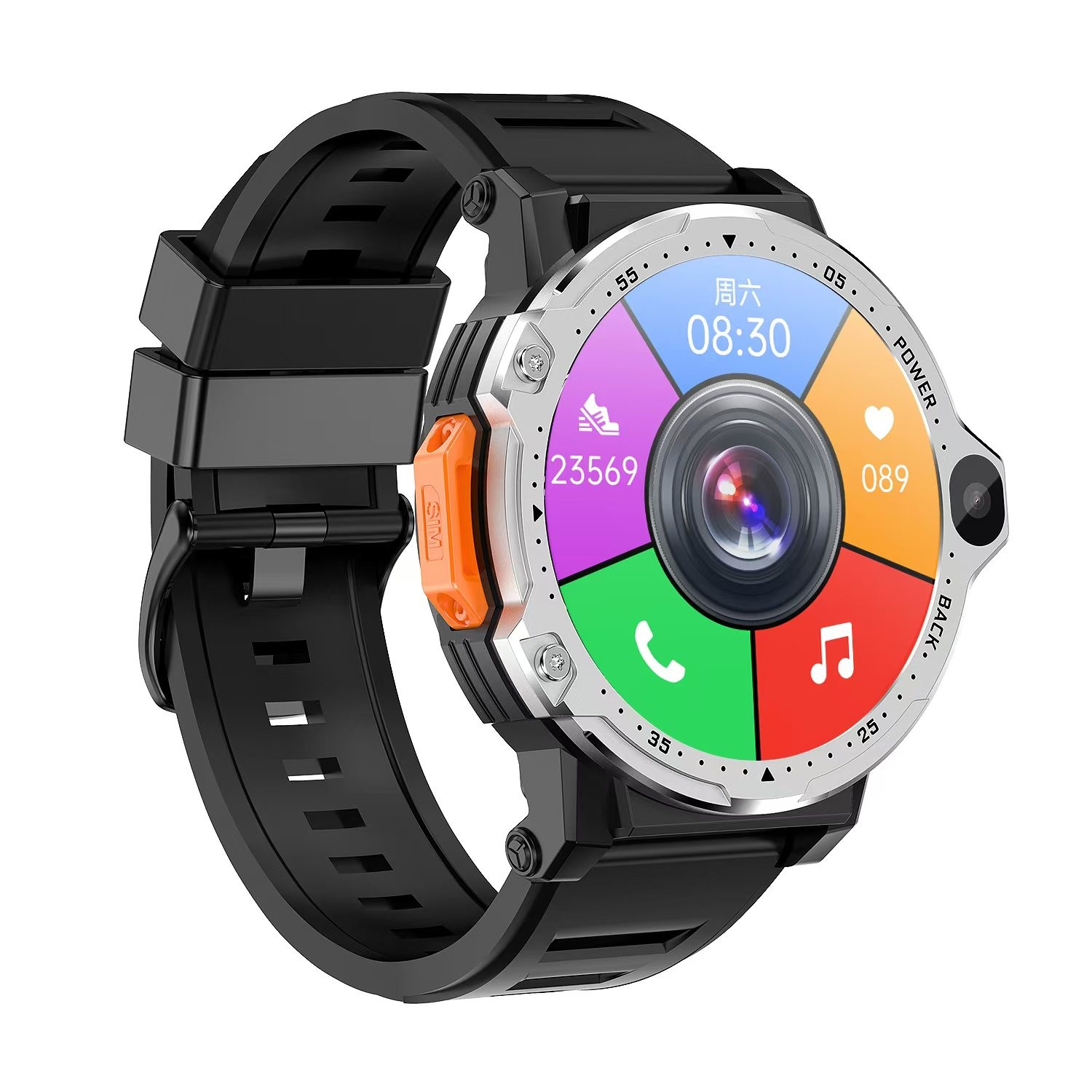 PG999 Android 5G Smart Watch Dual Camera Video Call GPS WifI 4G Smart Watch Sim Card