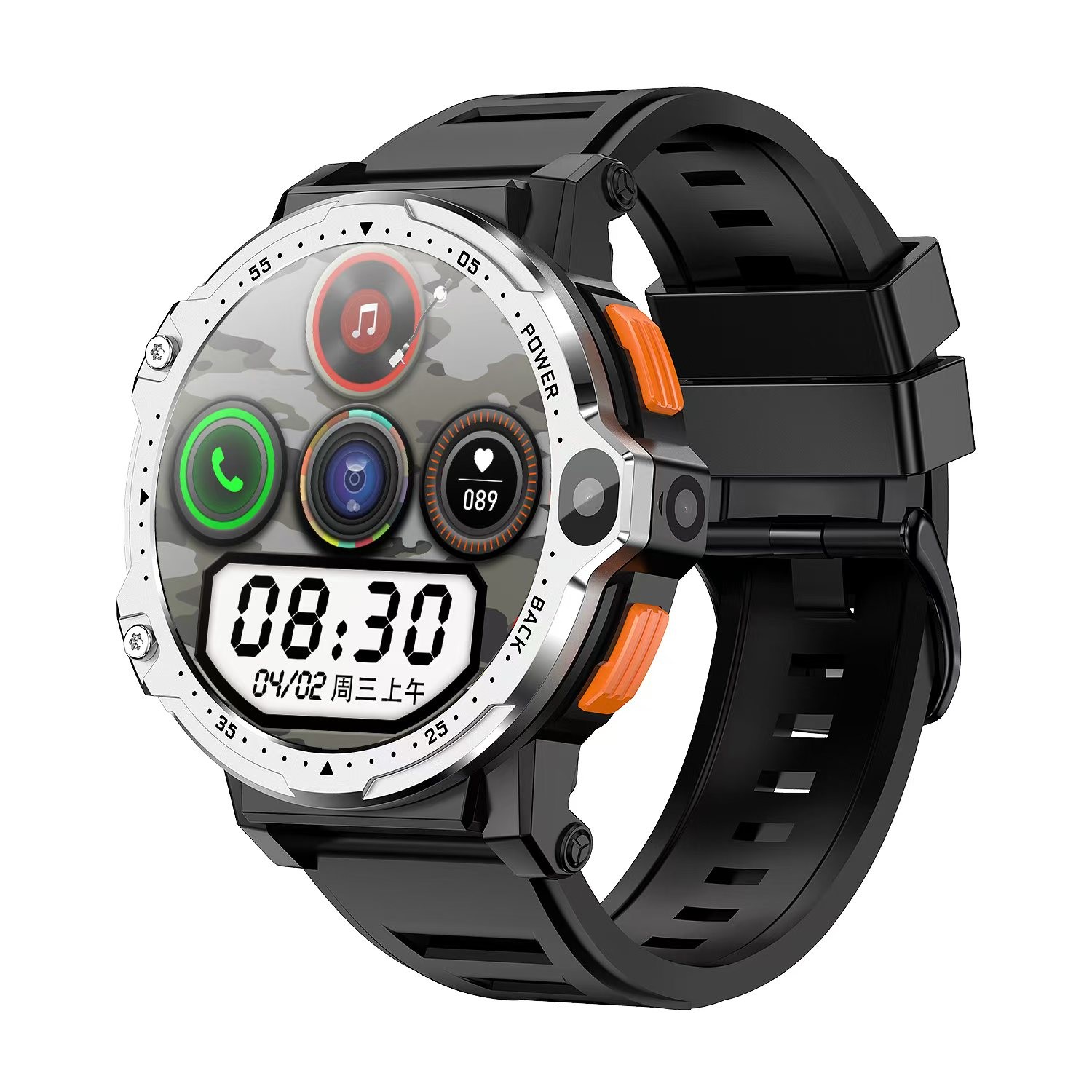 PG999 Android 5G Smart Watch Dual Camera Video Call GPS WifI 4G Smart Watch Sim Card