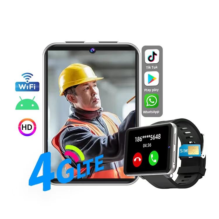 DM100 Smartwatch Android 7.1 5G 4G Smart Watch 2.86 Inch Screen 500 MP Camera 2880mAh