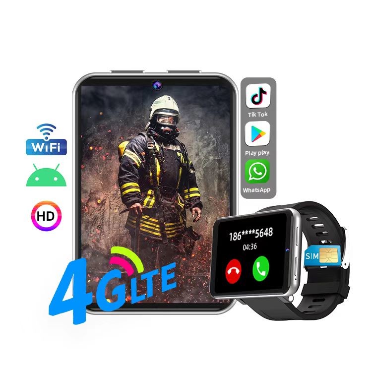 DM100 4g Smart Watch 2.86 Inch Screen Android 7.1 Large Screen SmartWatch 2700mAh