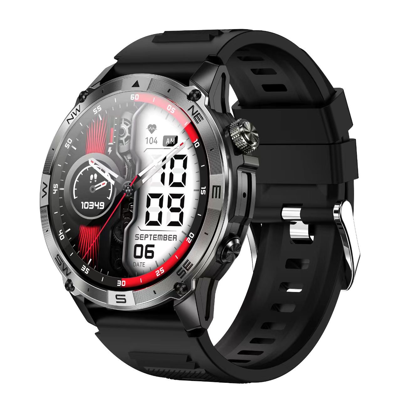 HK08 GPS Smart Watch 1.43 Inch Amoled Screen Smartwatch Sport Outdoor Altitude Bracelet