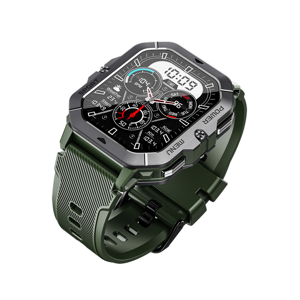 C28 Outdoor Sport Smart Watch BT Call Large Memory 1ATM Waterproof 410mAh For men