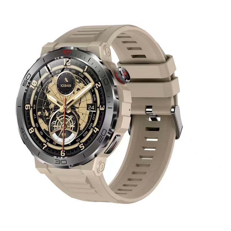 MK68 BT Call Sport Smart Watch With 1.43inch Amoled Round Outdoor Blood Oxygen