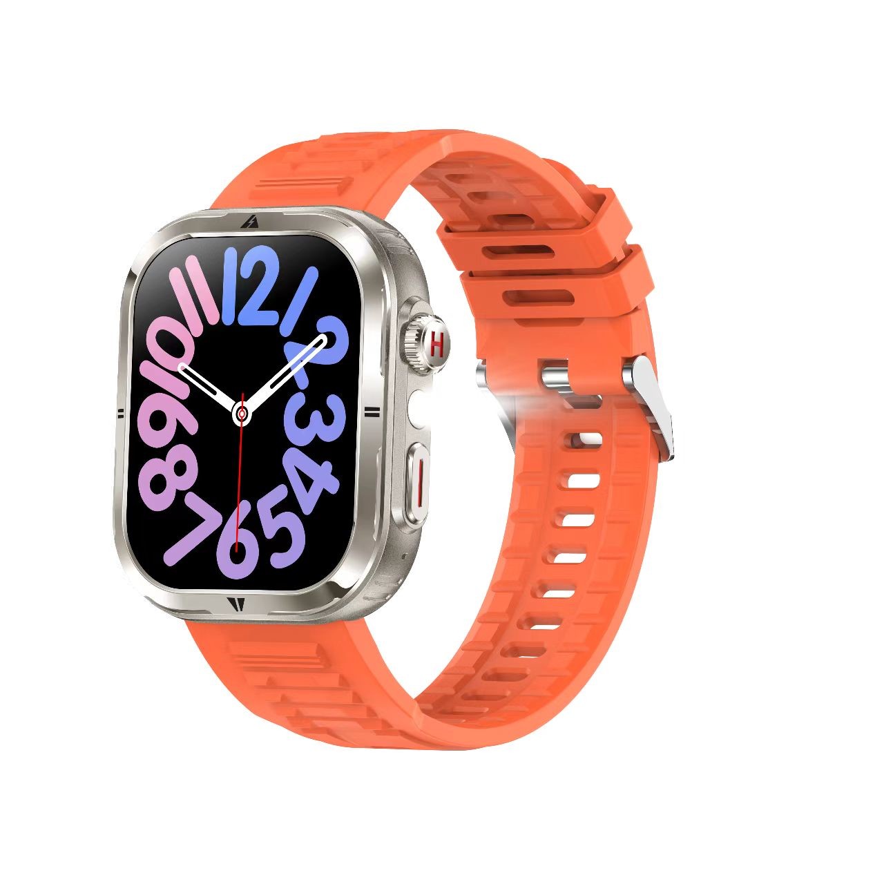 MK68 AMOLED Full Screen Men Smart Watch With BT Call Health Management 360mAh Battery