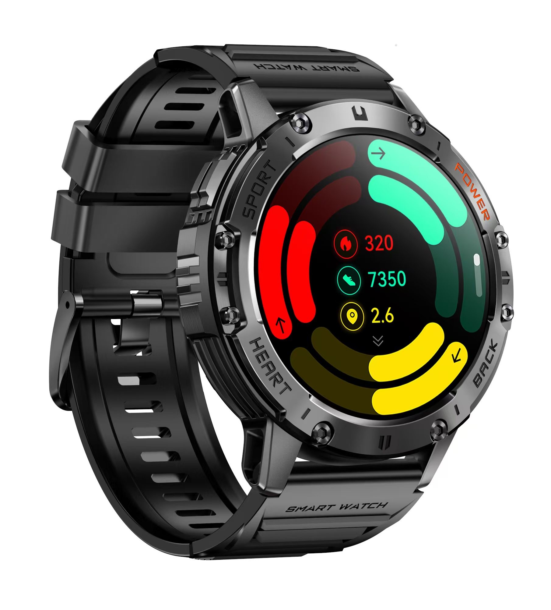 K65 SmartWatch Magnetic charging 1.43 Inch Smart Watch Blood Pressure Oxygen Heart Rate