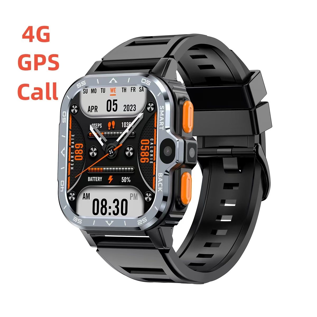 PGD 4G Sim Card Smart Watch Android 8.1 NFC HD Camera Smartwatch With Sim Card