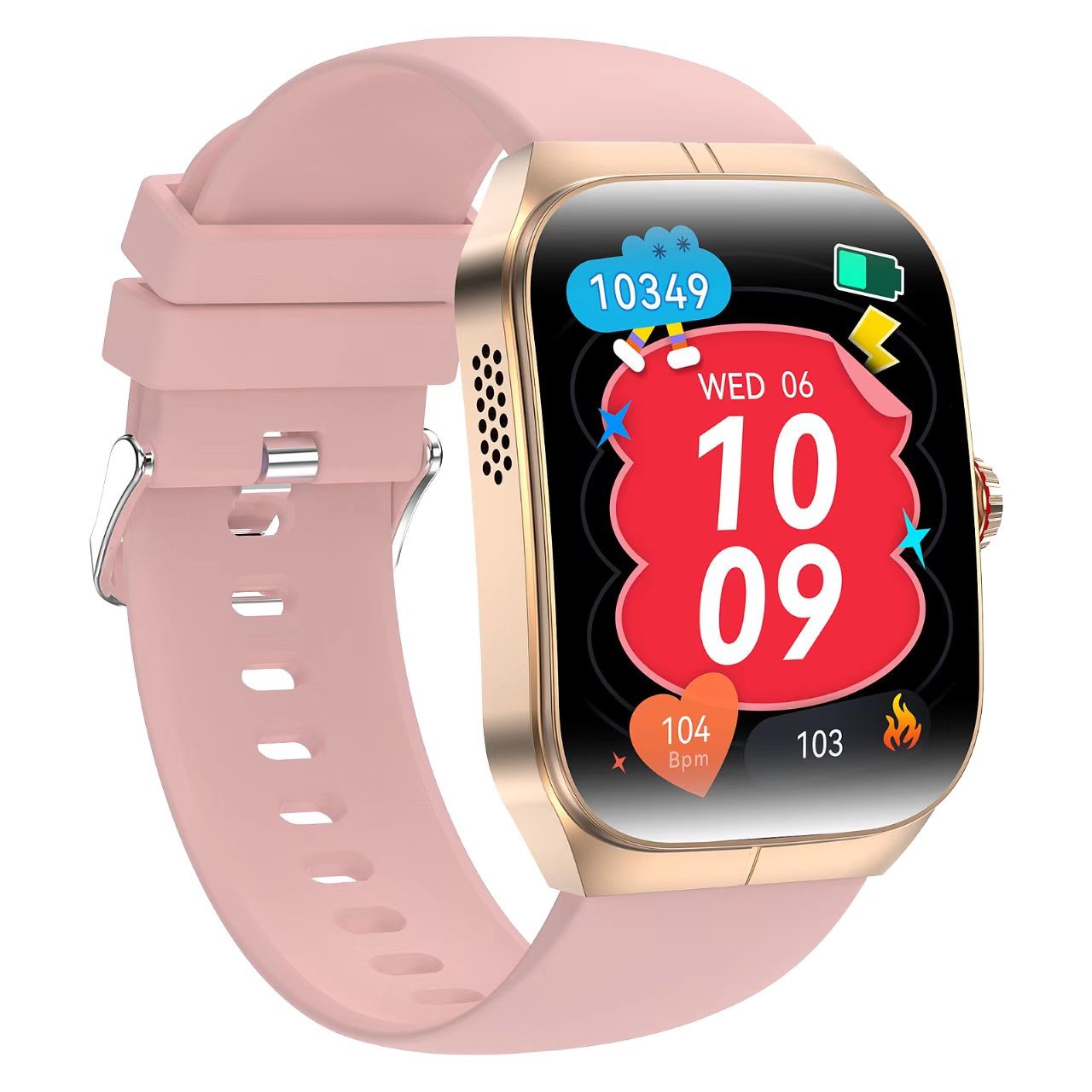 HK80 Calorie Smart Watch Music Player Smart Watch BT Call Sleep Monitoring Smartwatch IP68