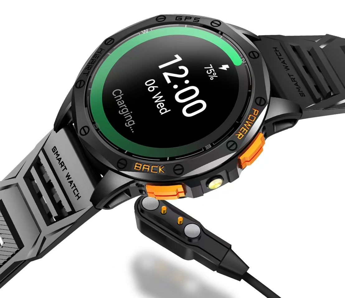 K67 Sport Smart Watch With LED Flashlight IP68 Waterproof Barometric Compass Altimeter