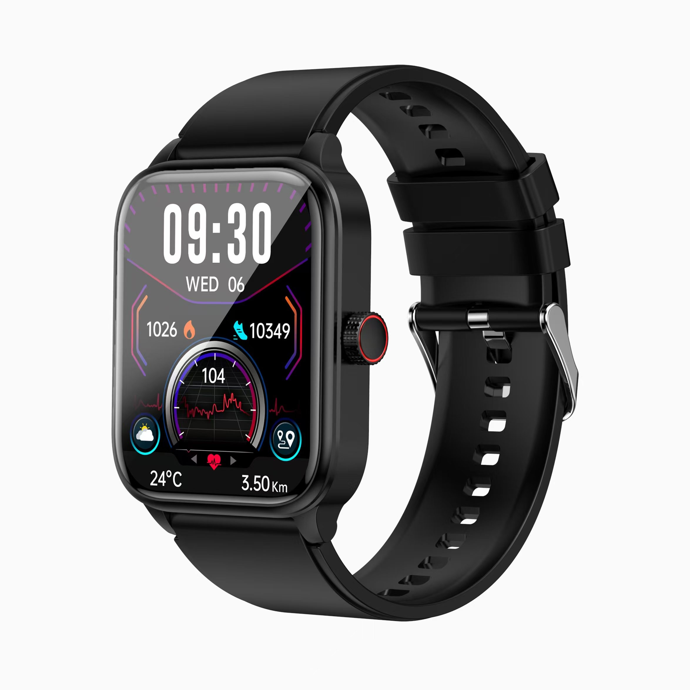 ET540 Health Monitoring Smart Watch 1.85 Inch BT Call Blood Oxygen Fitness For Men