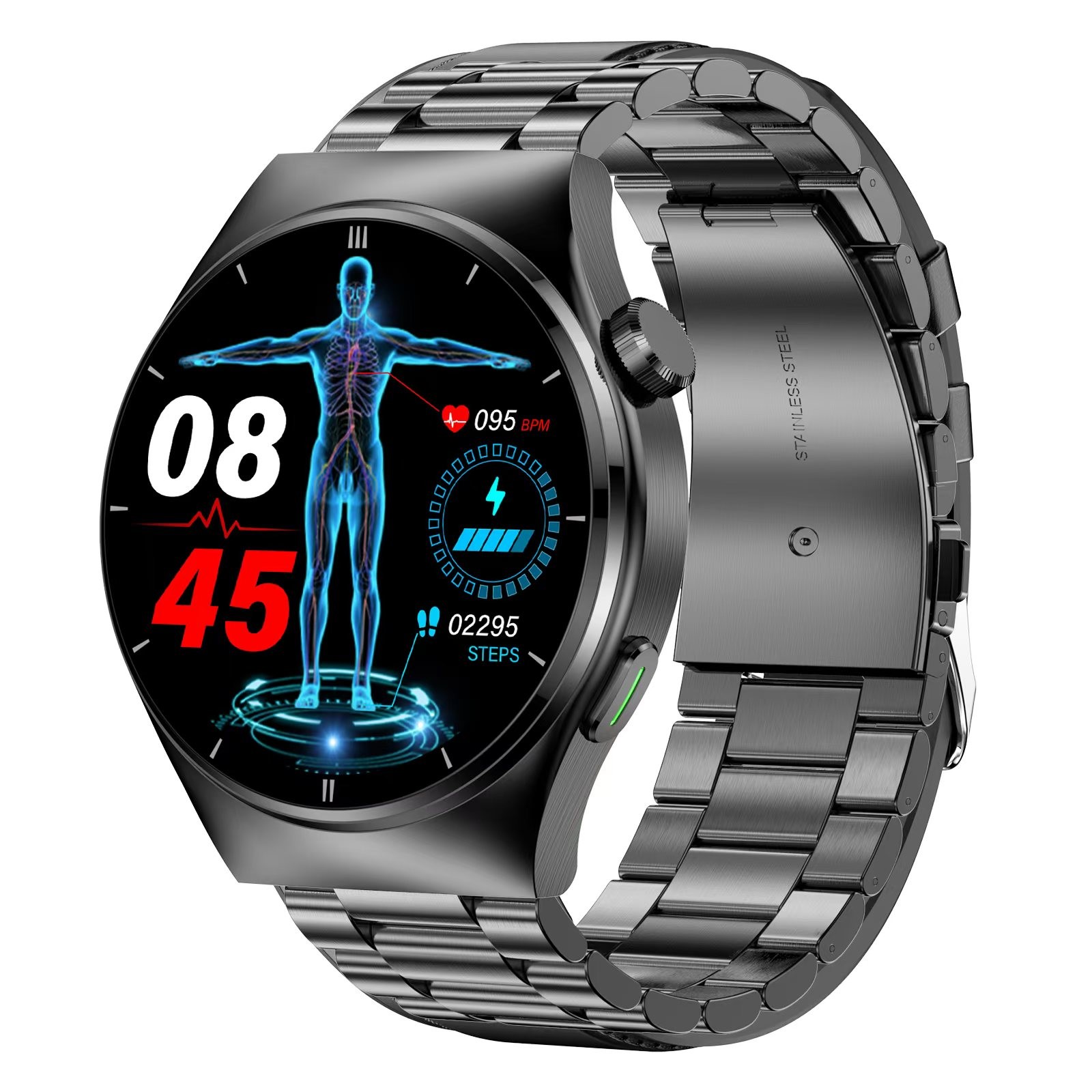 F320 Laser Health Smart Watch Emergency SOS Uric Acid Lipid Monitoring Health Care