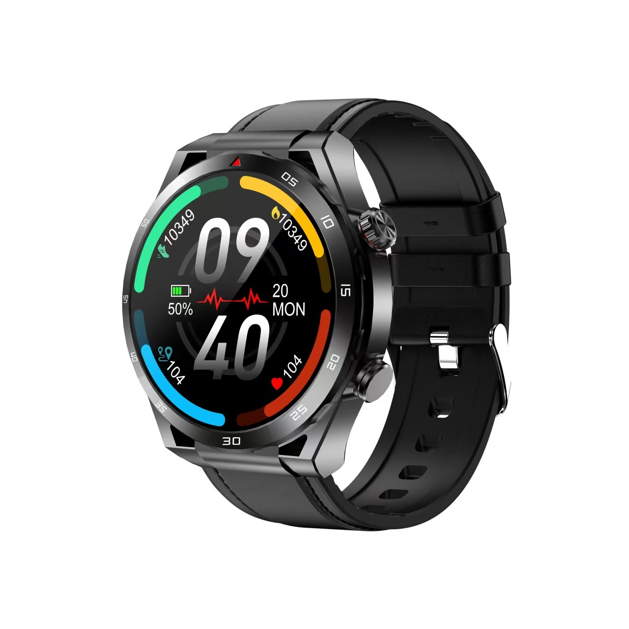 Health Smart Watch ET450 Blood Press Blood Oxygen ECG+PPG Body Temperature Smart Watch