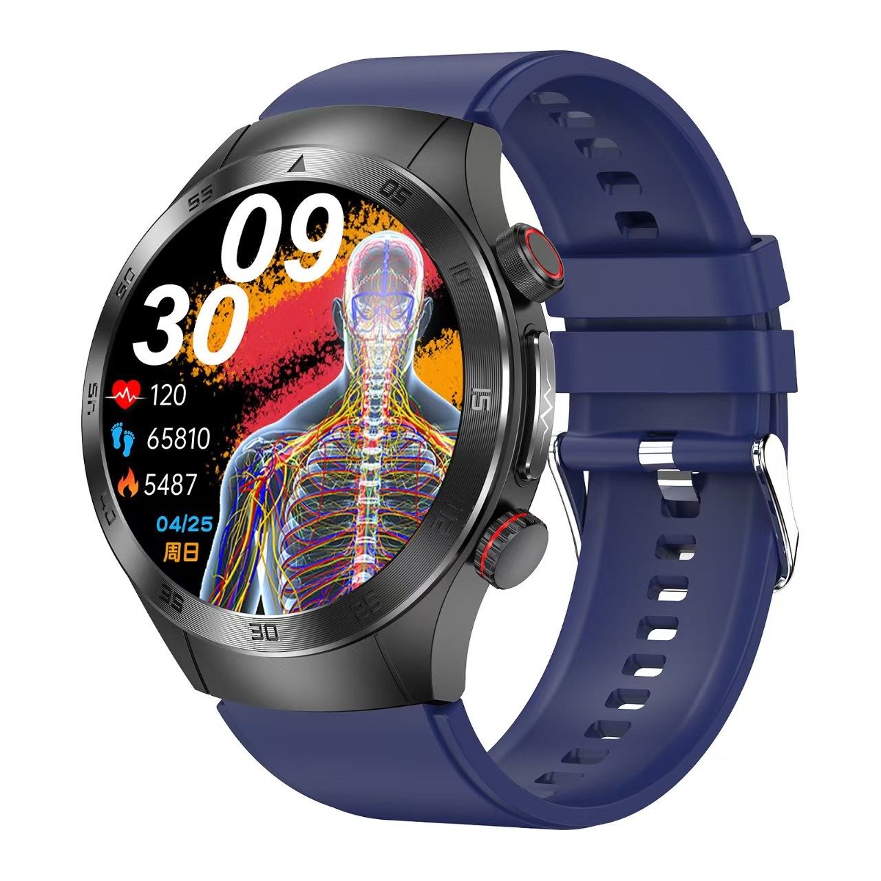 E800 Smart Watch AMOLED 1.43inch ECG Heart Monitor Watch Heart Rate Smart Fitness Tracker Watch