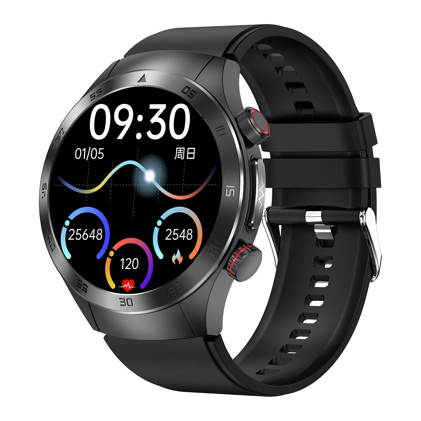 1.49 Inch Health Smart Watch E800 Heart Rate Health Monitoring Body Temperature SmartWatch