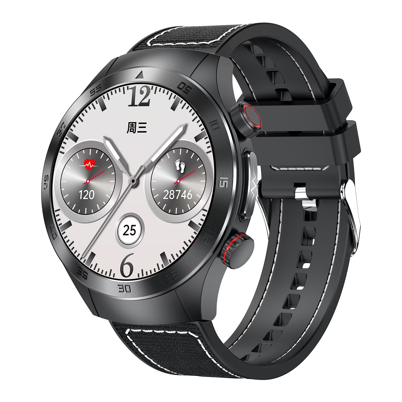 1.49 Inch Health Smart Watch E800 Heart Rate Health Monitoring Body Temperature SmartWatch