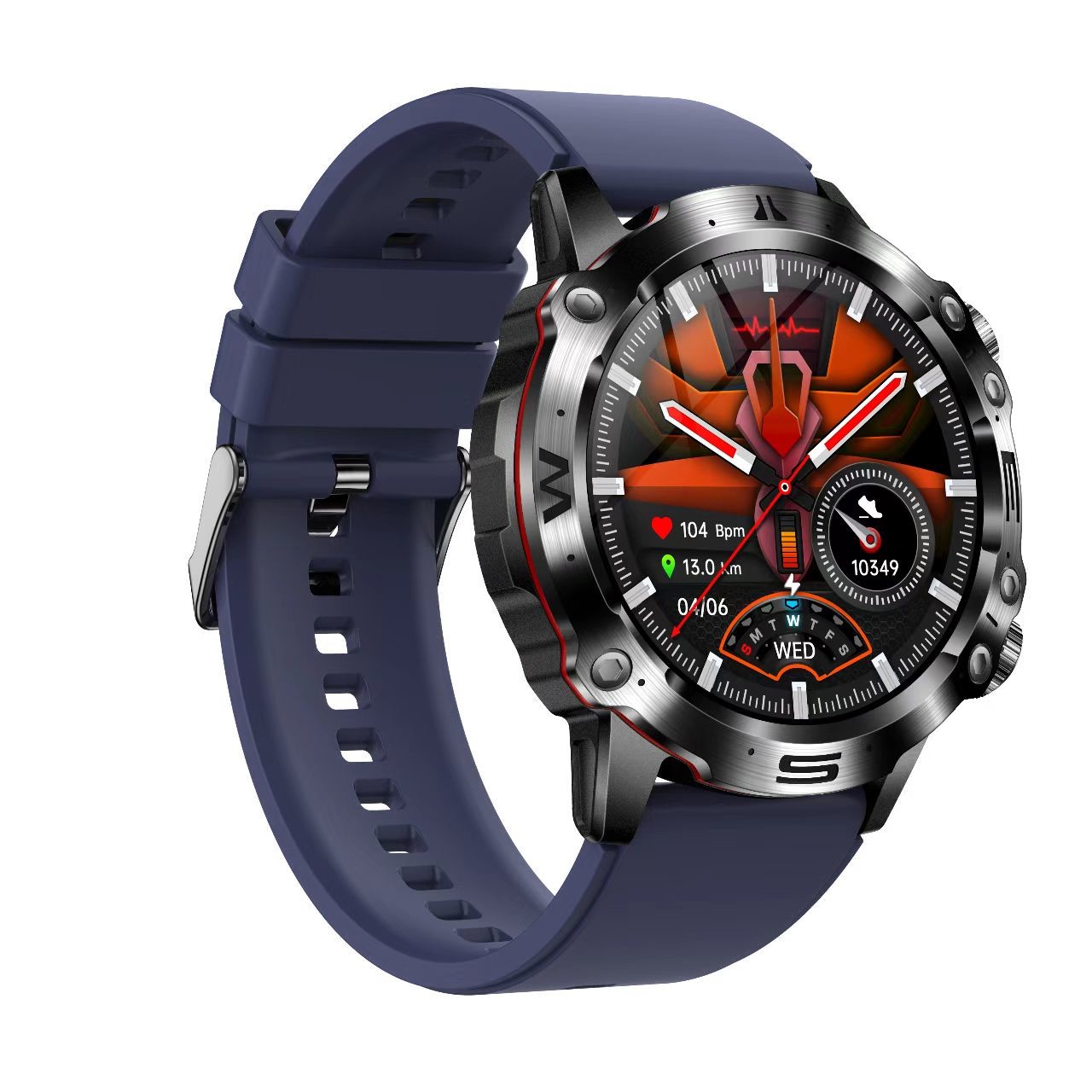 ET482 Smart Watch 1.43inch Amoled heart rate Monitor BT Call ECG HRV SOS For Elder