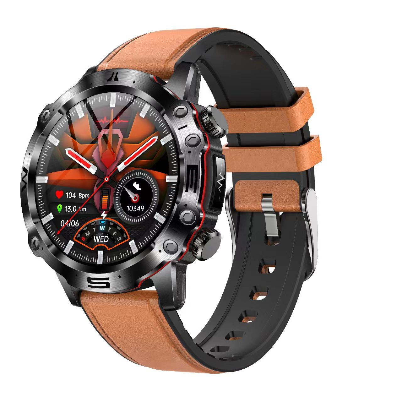 ET482 Smart Watch 1.43inch Amoled heart rate Monitor BT Call ECG HRV SOS For Elder