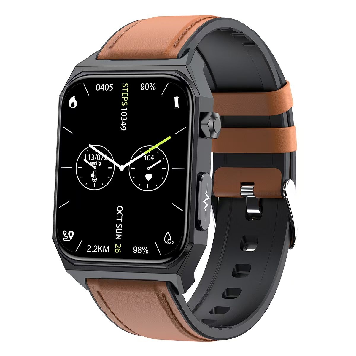 E530 Smart Watch Sleep Monitoring Heart Rate Blood Pressure Blood Oxygen Smartwatch 1.91 Inch