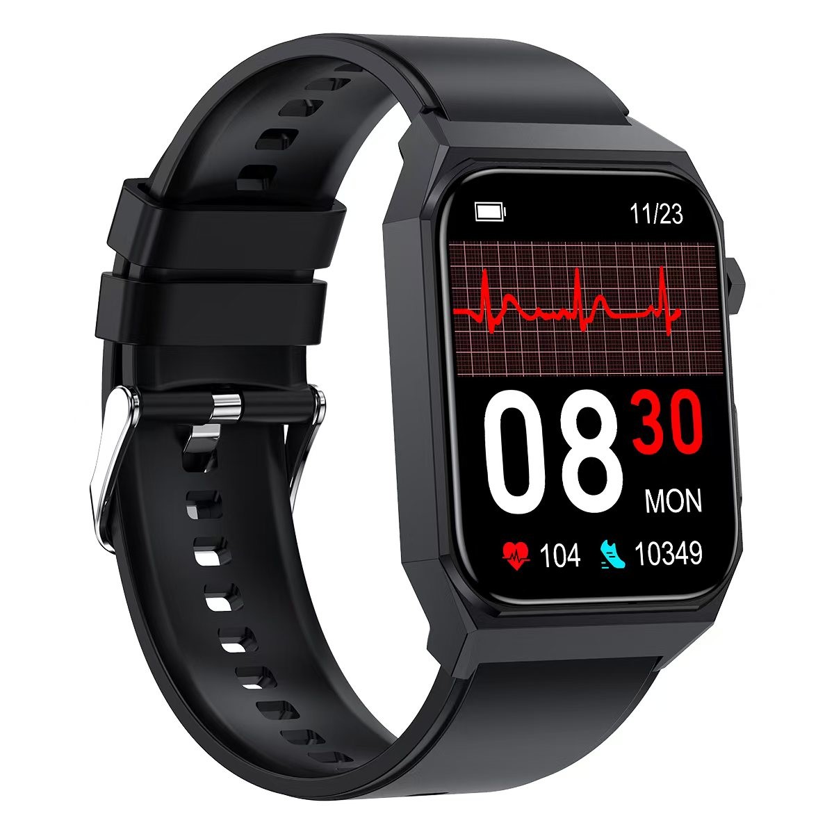 E530 Smart watch Music Control Health Monitoring Smartwatch With Blood Sugar SMS Reminder