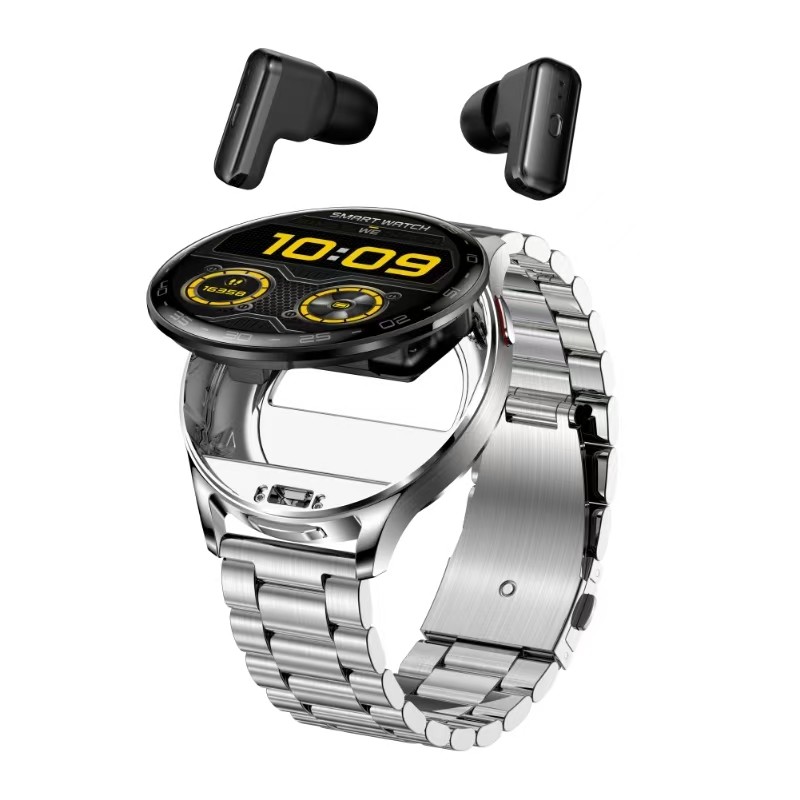 T97 Wireless BT 2 In 1 Earphone Smart Watch Heart Rate Blood Pressure Noise Reduction