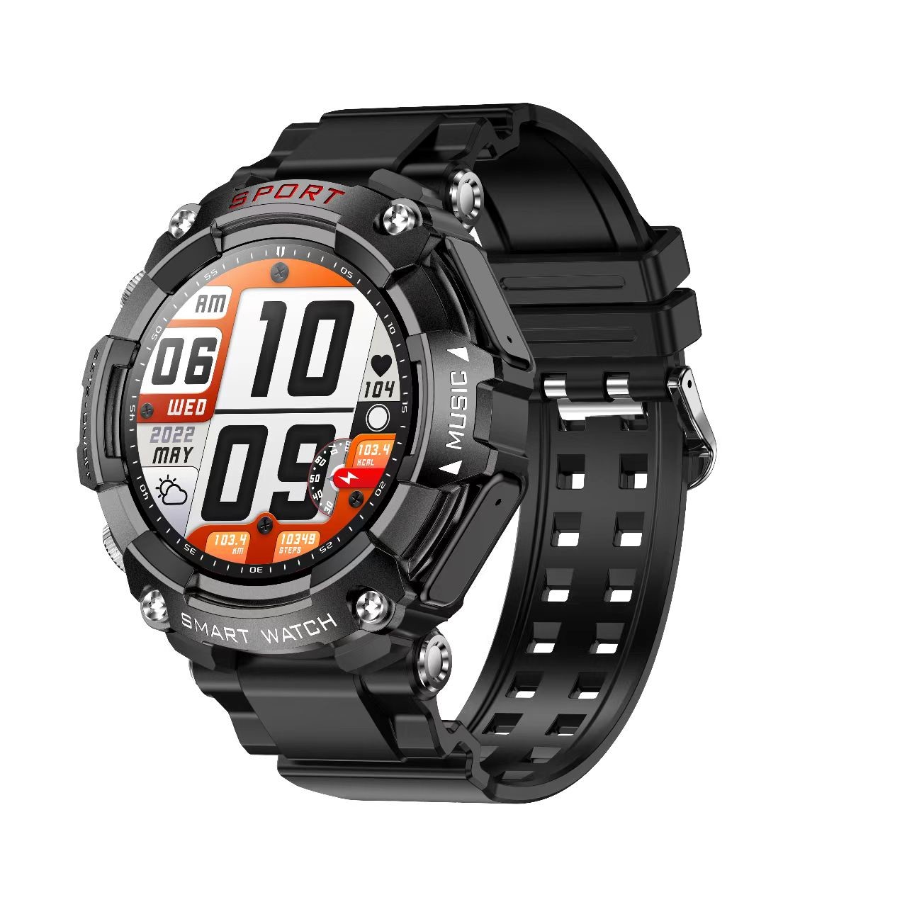 T96 Smart Watch With Headphone BT Call Music Player Sleep Monitor Blood Pressure
