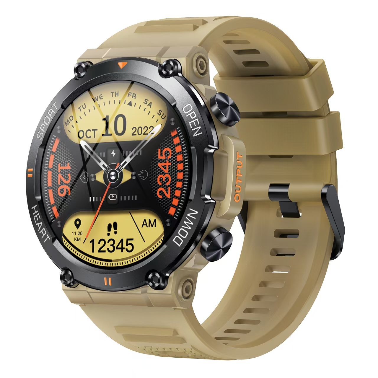 Amoled Sport Smart Watch K56 Pro Blood Pressure Oxygen Heart Rate Monitor Smart Watch