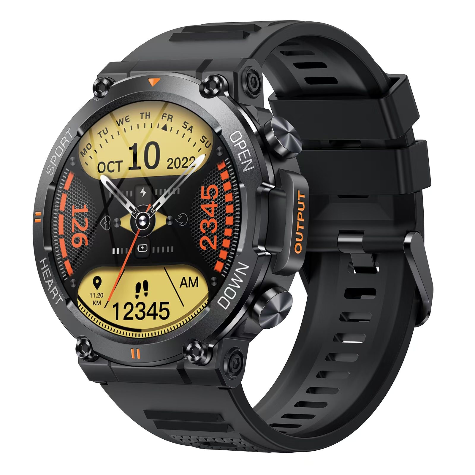 Amoled Sport Smart Watch K56 Pro Blood Pressure Oxygen Heart Rate Monitor Smart Watch