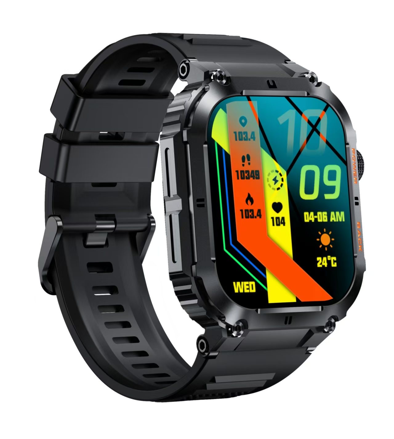 K57 Pro Smart Watch 1.96 Inch Big Screen Fitness Tracker BT Calling SmartWatch